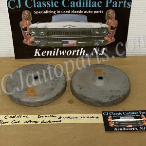 OEM 1959 1960 1961 1962 Cadillac Deville Eldorado Fleetwood UPPER REAR COIL SPRING RETAINERS SEATS CUPS - PAIR LEFT & RIGHT